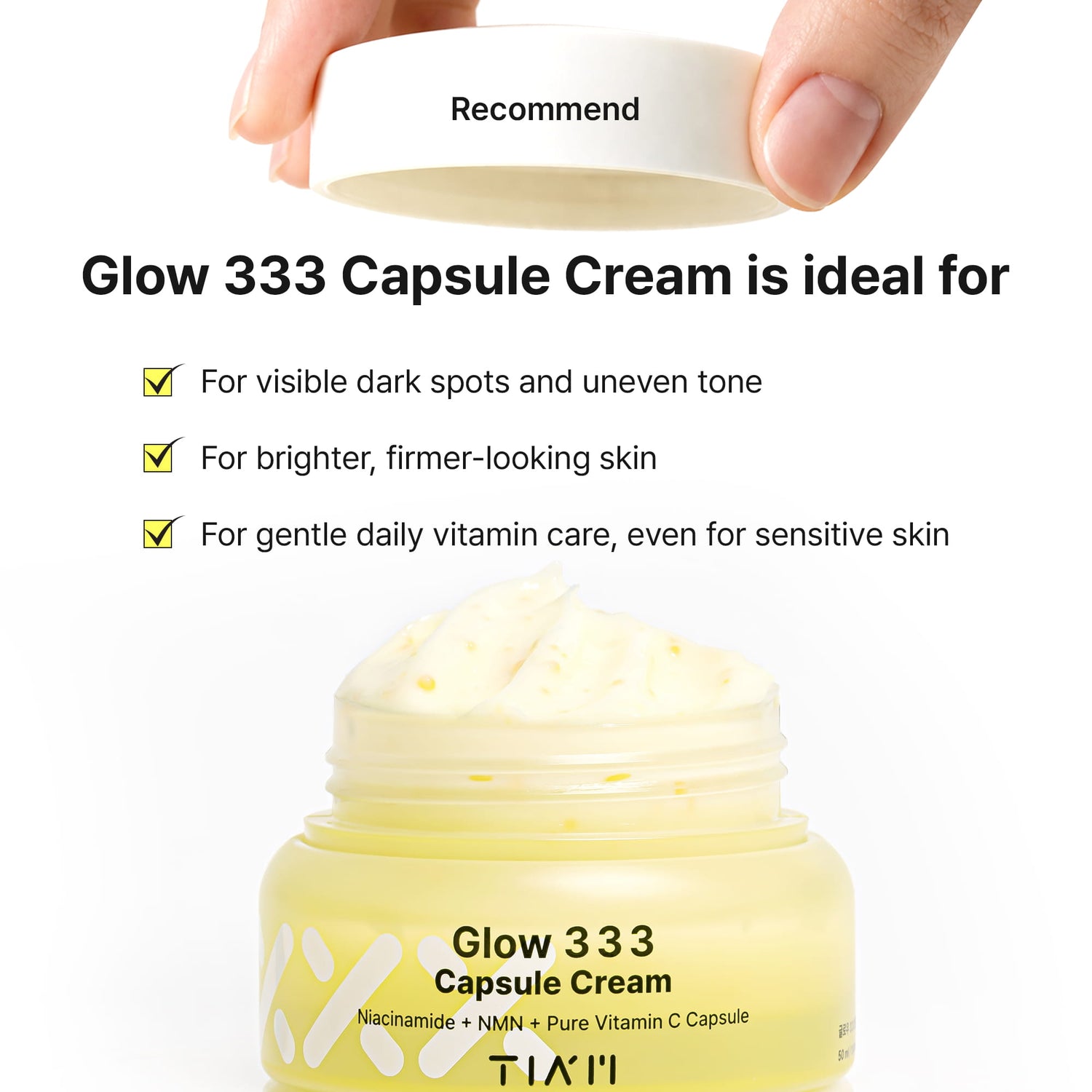 TIAM Glow 333 Capsule Cream 50ml - 50ml