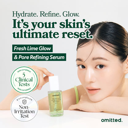 Omitted Fresh Lime Glow &amp; Pore Refining Serum 50ml