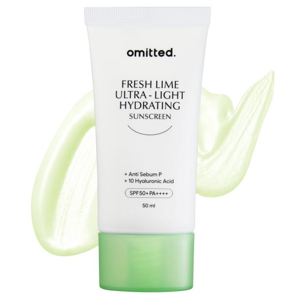 Omitted Fresh Lime Ultra-Light Hydrating Sunscreen 50ml