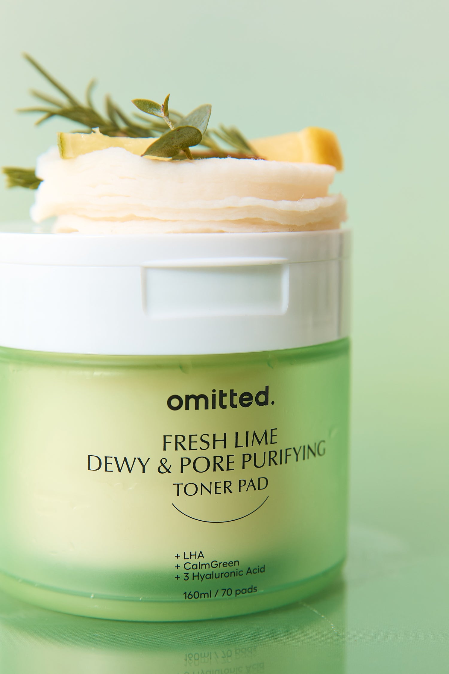 Omitted Fresh Lime Dewy &amp; Pore Purifying Toner Pad 70ea(160ml)