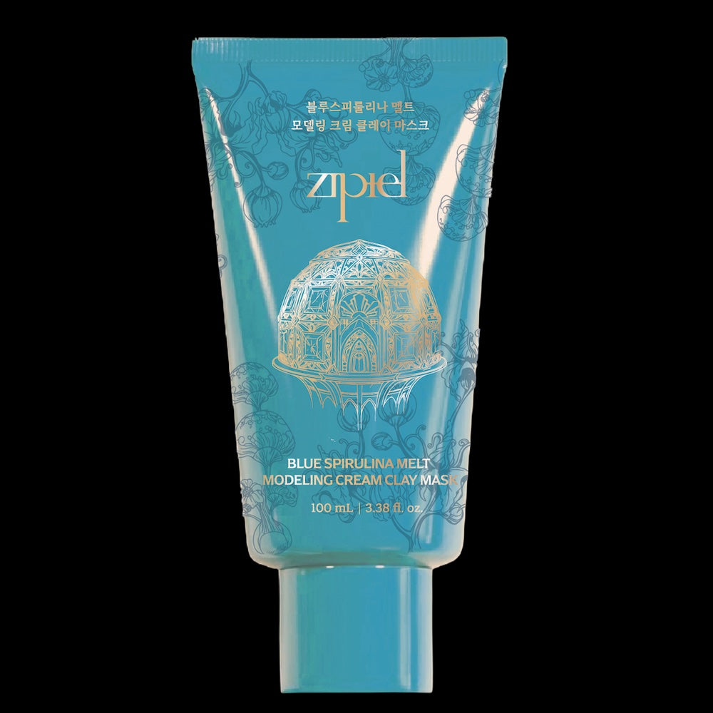 zipiel Blue Spirulina Melt Modeling Cream Clay Maske 100ml