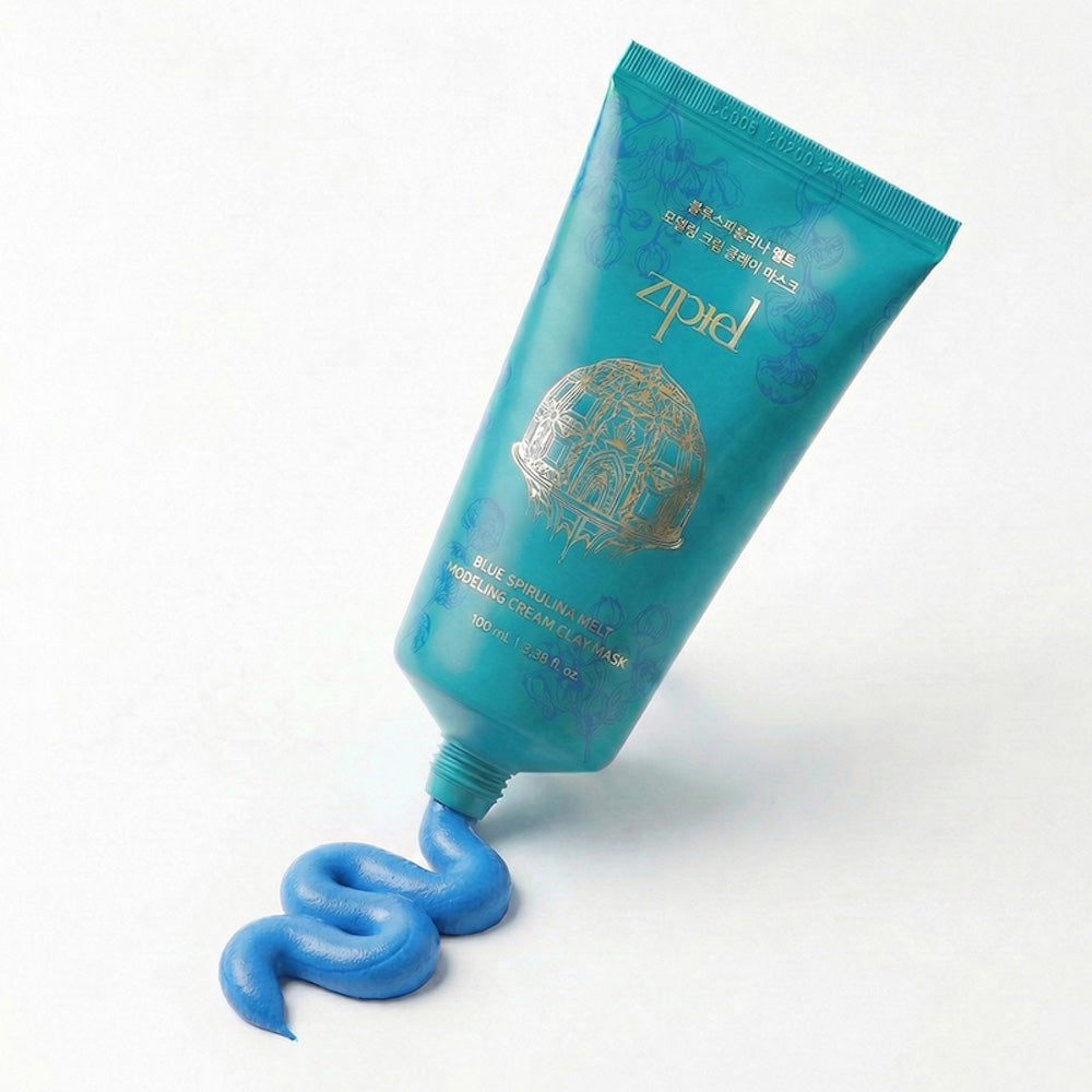 zipiel Blue Spirulina Melt Modeling Cream Clay Maske 100ml