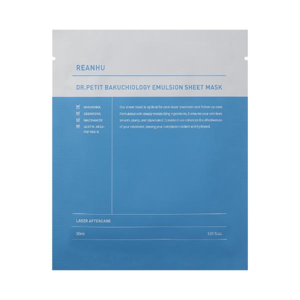 Dr.petit Reanhu Bakuchiol Emulsion Sheet Mask 30ml 10ea