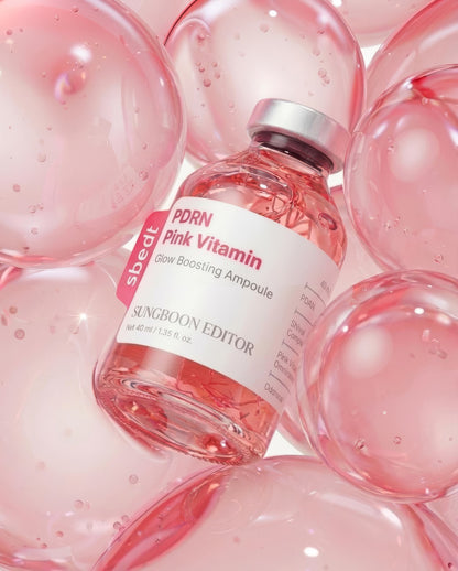 SUNGBOON EDITOR PDRN Pink Vitamin Glow Boosting Ampoule 40ml