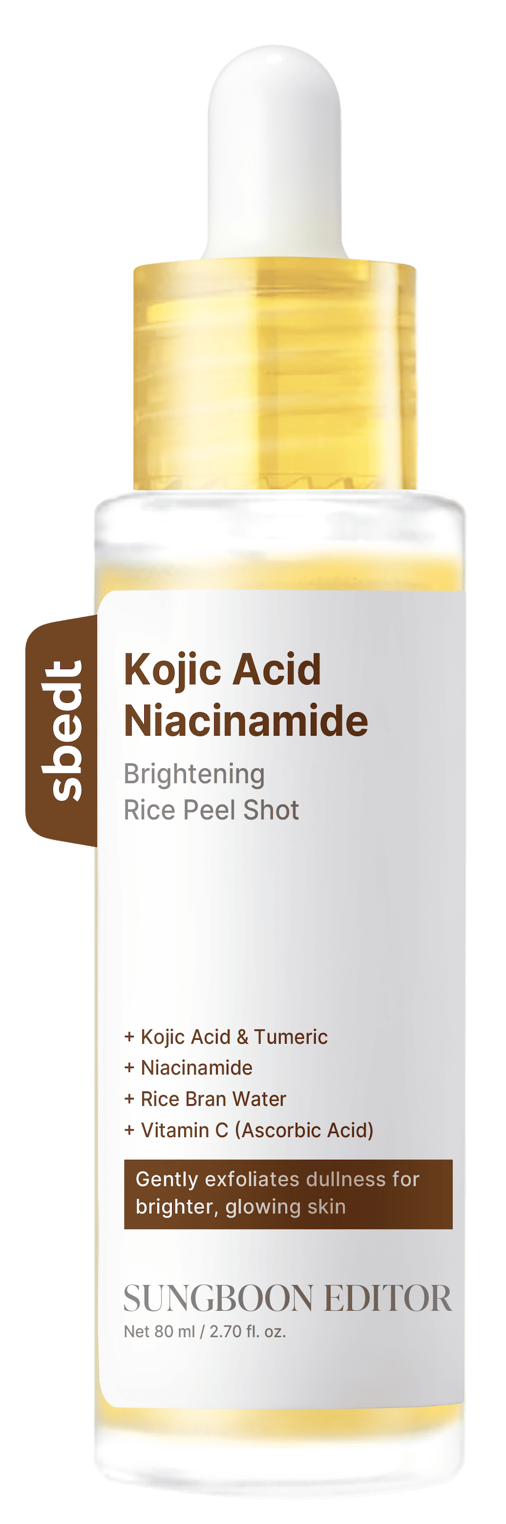 SUNGBOON EDITOR Kojic Acid Niacinamide Rice Peel Shot 80ml