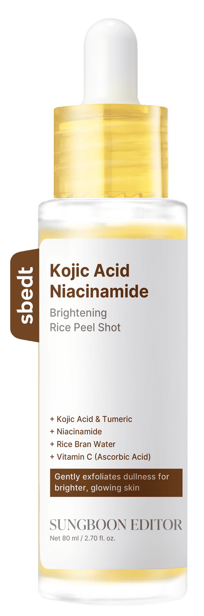 SUNGBOON EDITOR Kojic Acid Niacinamide Rice Peel Shot 80ml