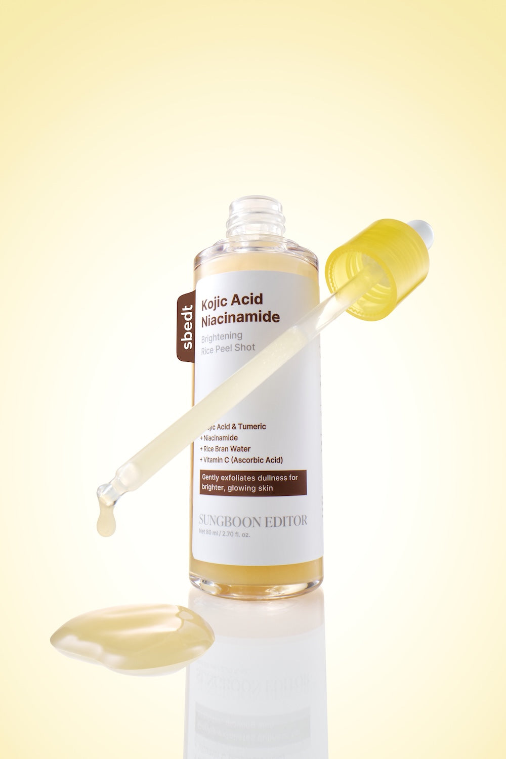 SUNGBOON EDITOR Kojic Acid Niacinamide Rice Peel Shot 80ml