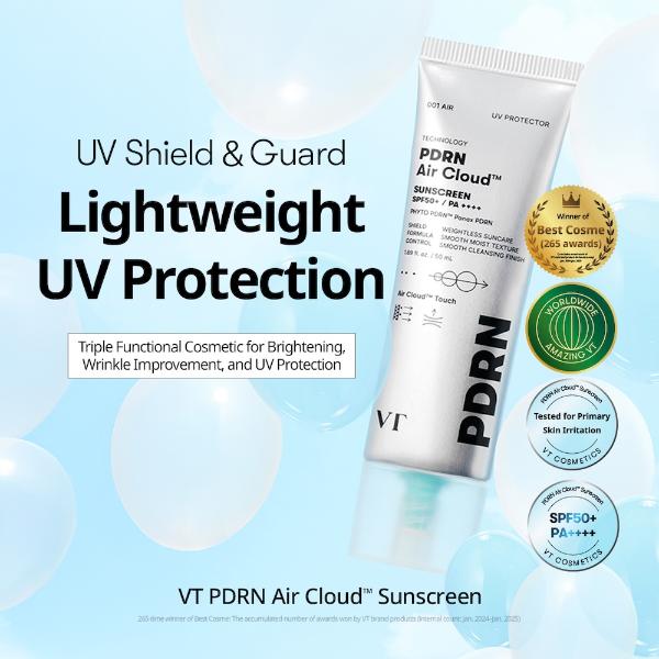 VT Cosmetics PDRN Air Cloud Sunscreen 50ml