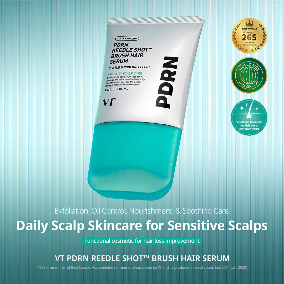 VT Cosmetics PDRN Reedle Shot Brush Hair Serum 100ml