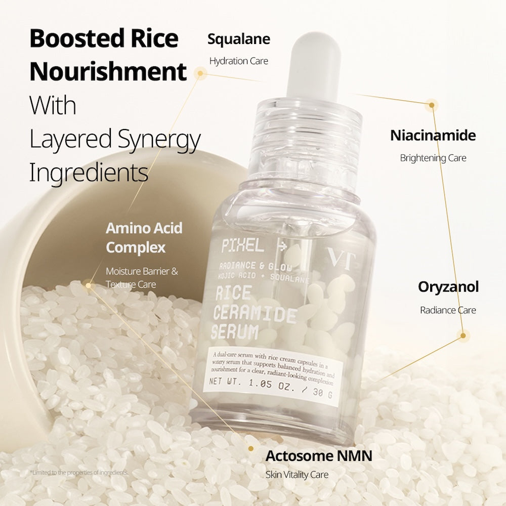 VT Cosmetics Rice Ceramide Serum 30ml - official product image 9