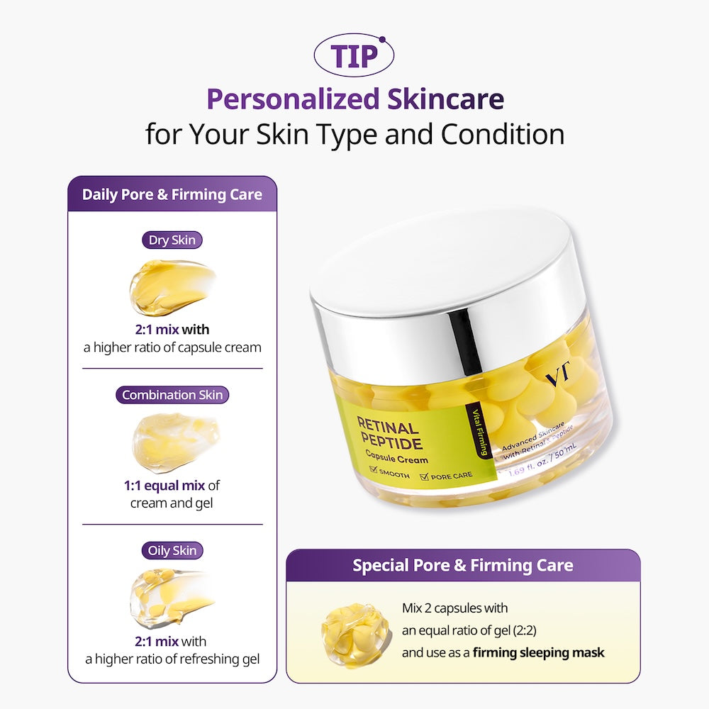 VT Cosmetics Retinal Peptide Hyaluronic Capsule Cream 50ml