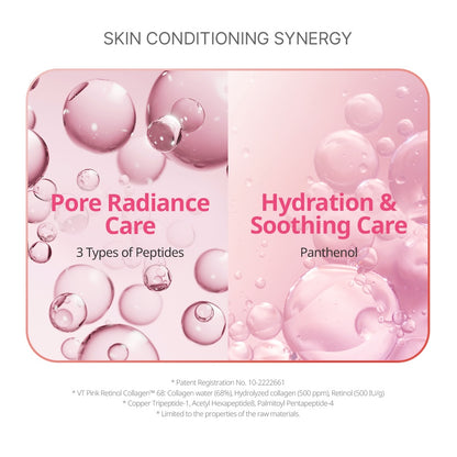 VT Cosmetics Retinol Collagen Pink Micro Bubble Serum 70ml