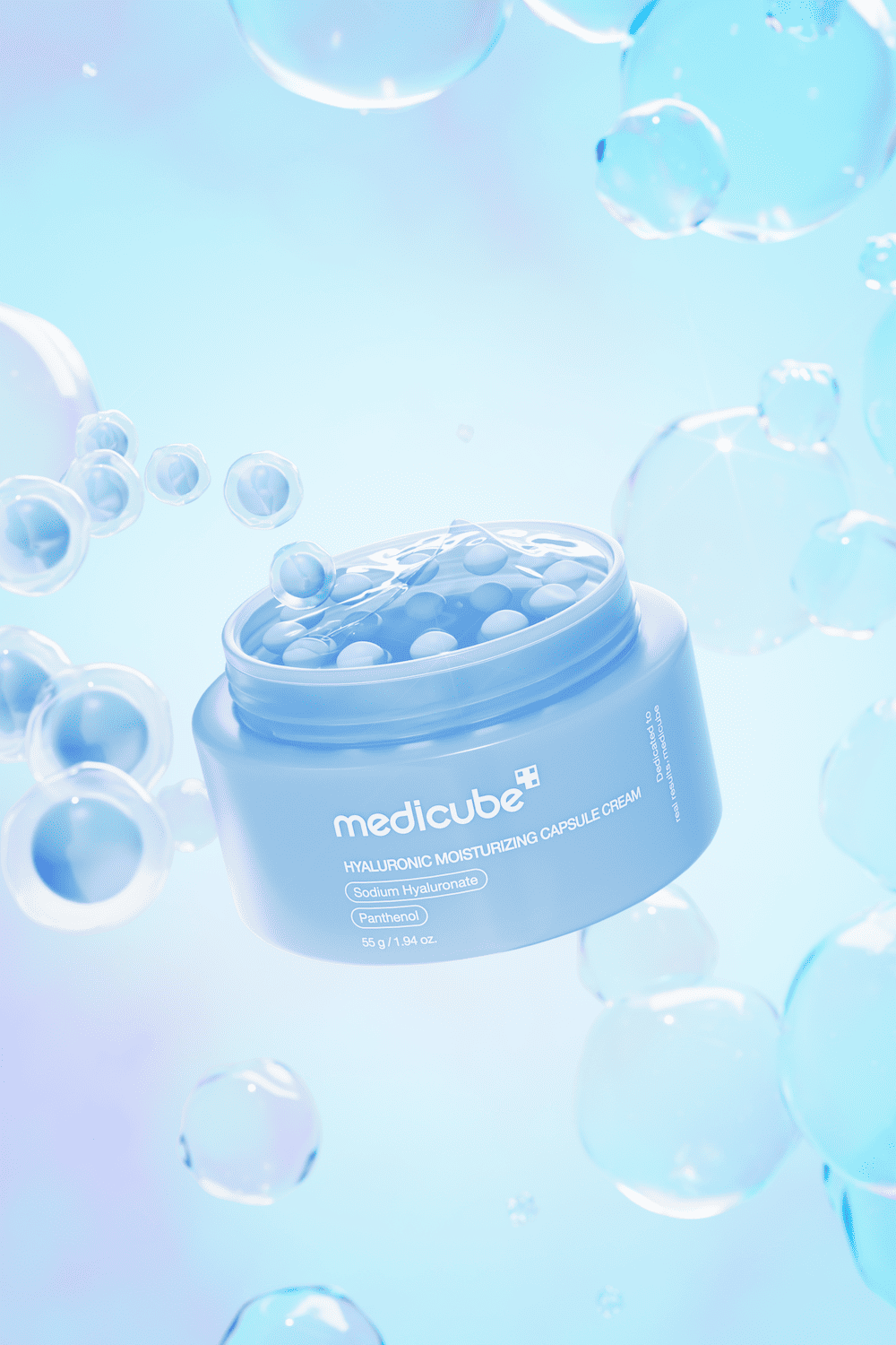 Medicube Hyaluronic Moisturizing Capsule Cream 55g