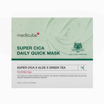 Medicube Super Cica Daily Quick Mask 30pcs