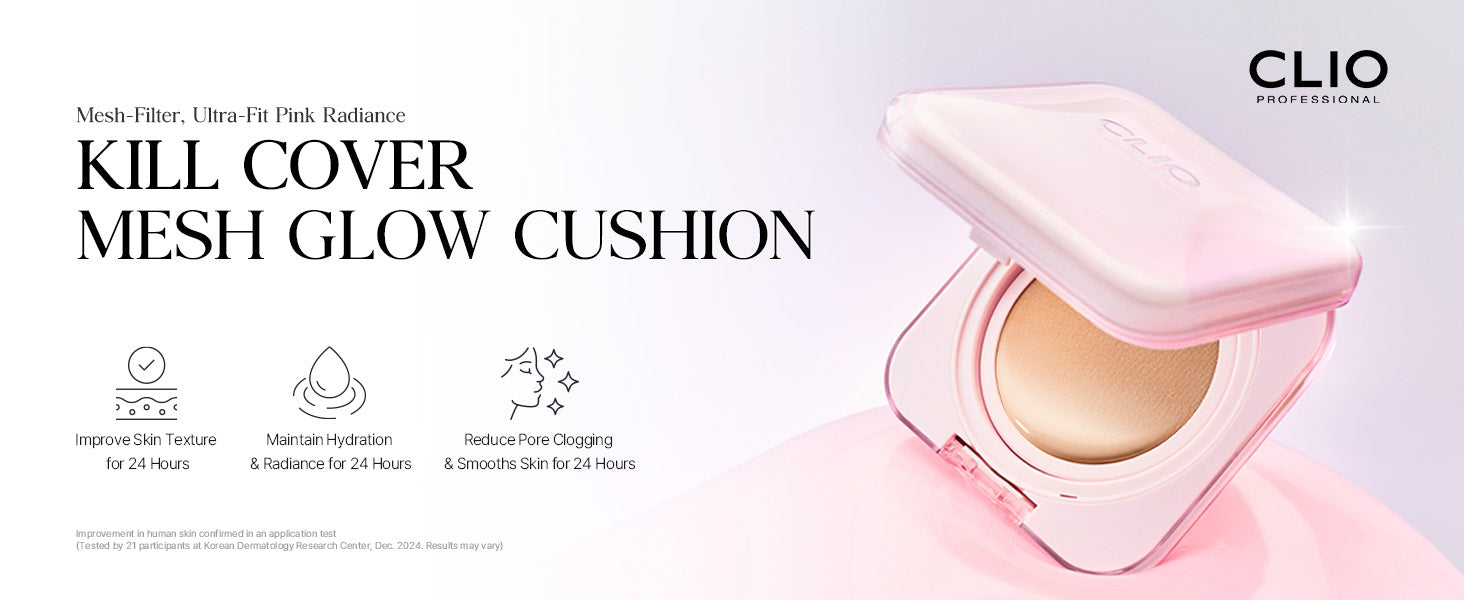 Clio Kill Cover Mesh Glow Cushion 15g x 2 official clio source image 3