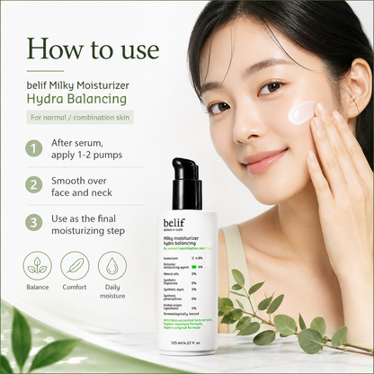 Belif Milky Moisturizer Hydra Balancing 125ml product image 4