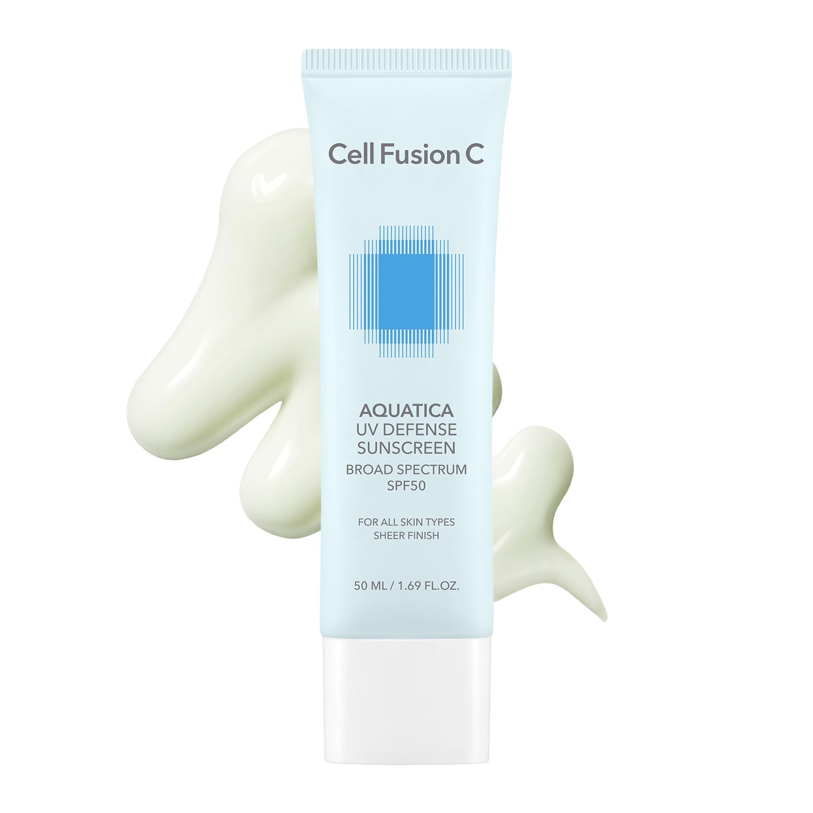 CellFusionC 1+1 Aquatica UV Defense Sunscreen OTC 50ml+50ml — product detail image 2
