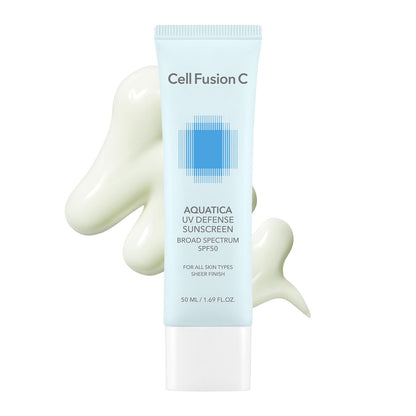 CellFusionC 1+1 Aquatica UV Defense Sunscreen OTC 50ml+50ml — product detail image 2