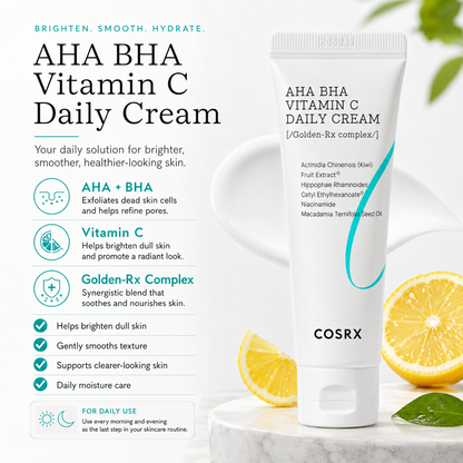COSRX Refresh AHA BHA Vitamin C Daily Cream 50ml — product detail image 3