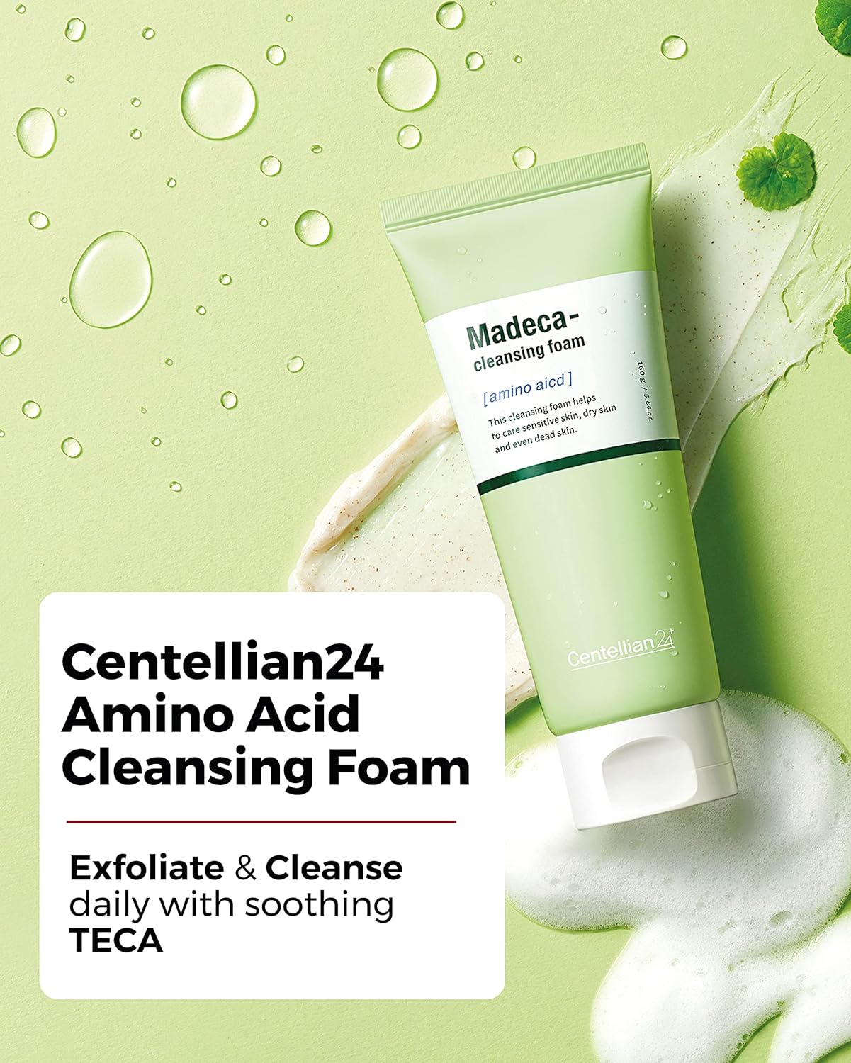 Centellian24 Madeca Cleansing Foam 160g - — product detail image 3