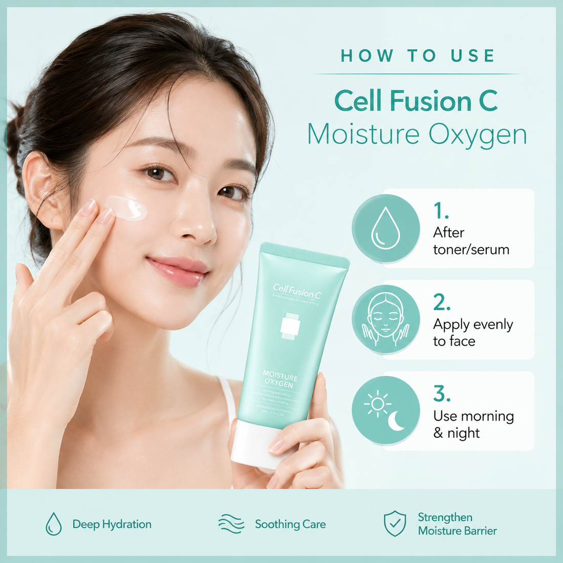 CellFusionC Moisture Oxygen 80ml — product detail image 2