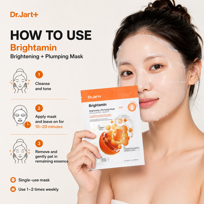 Dr.Jart+ Dermask Brightening Solution sheet mask set x5 — brightening care product image