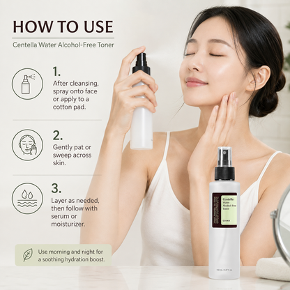 COSRX Centella Water Alcohol-Free Toner 150ml — product detail image 2