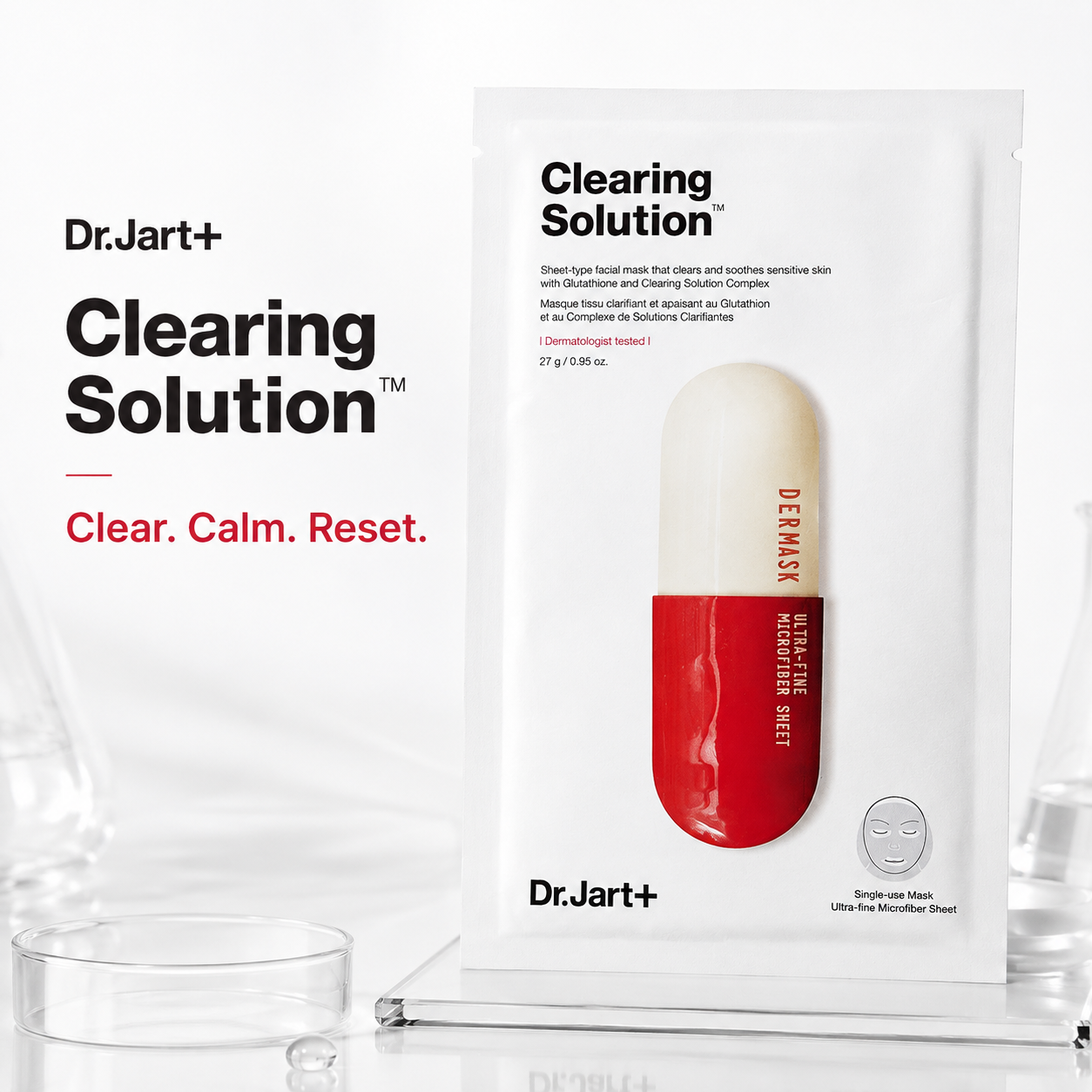 Dr.Jart+ Dermask Micro Jet Clearing Solution sheet mask set x5 — routine-use image