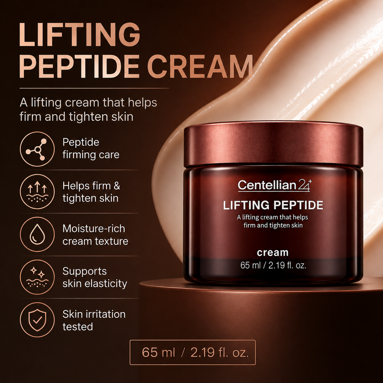 Centellian24 Lifting peptide cream 65ml — product detail image 5