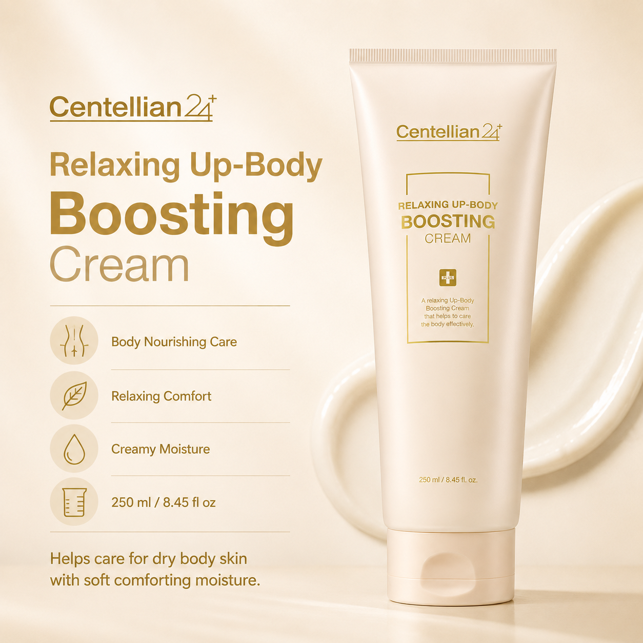 Centellian24 Relaxing Up-Body Boosting Cream 250ml — product detail image 3