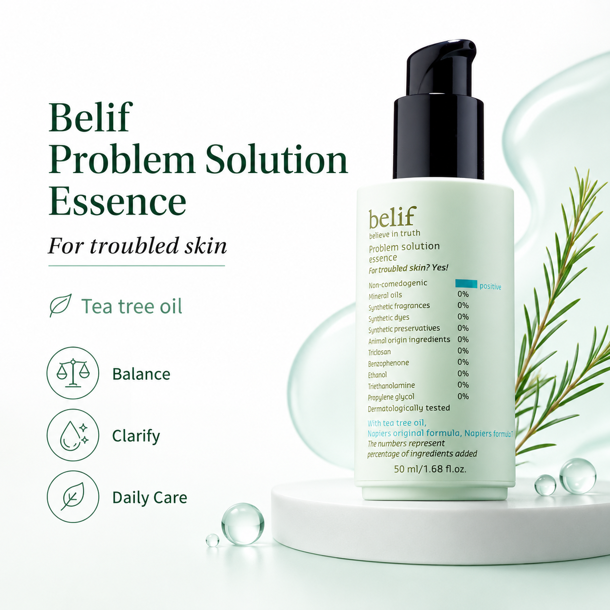 Belif Problem Solution Vegan Essence 50ml product image 3