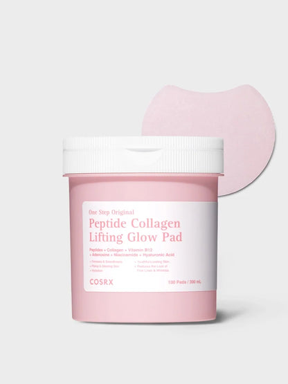 Cosrx One Step Original Peptide Collagen Lifting Glow Pad 100ea official COSRX source image 1