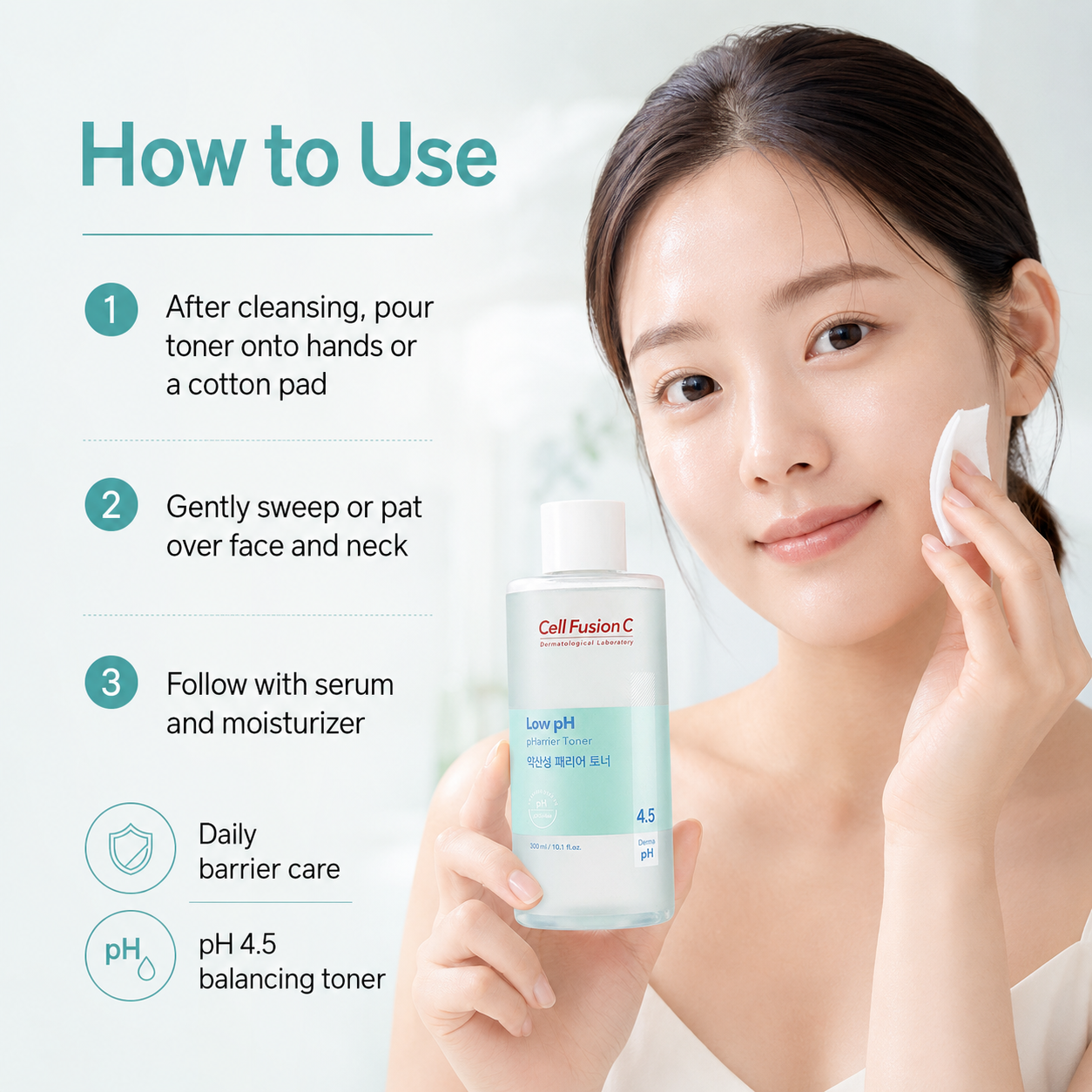 CellFusionC Low pH pHarrier Toner - 300ml — product detail image 3