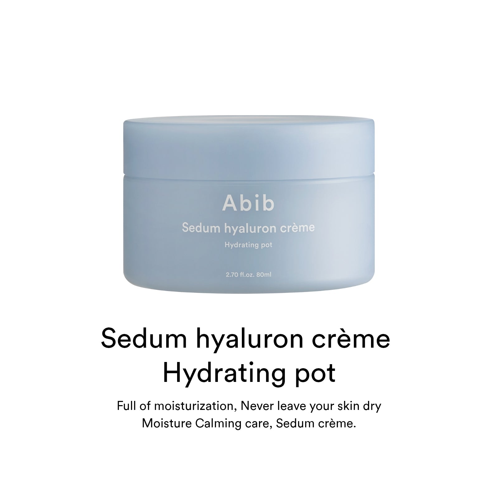 Abib Sedum Hyaluron Crème Hydrating Pot 80ml - official Abib product image 2