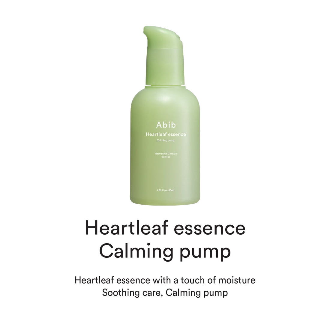 Abib Heartleaf essence Calming pump - 50ml - official Abib product image 2