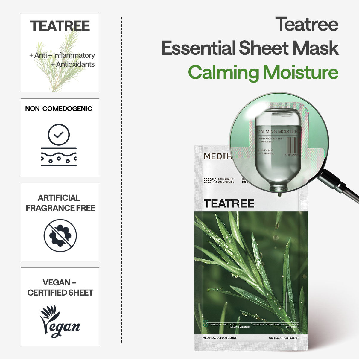 Mediheal Teatree Essential Calming Mask 10ea product image 4