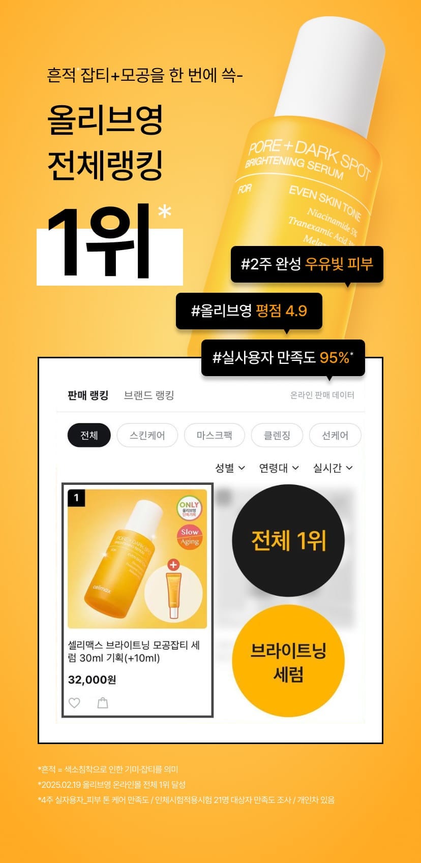 Celimax Pore+Dark Spot Brightening Serum 30ml — product detail image 3