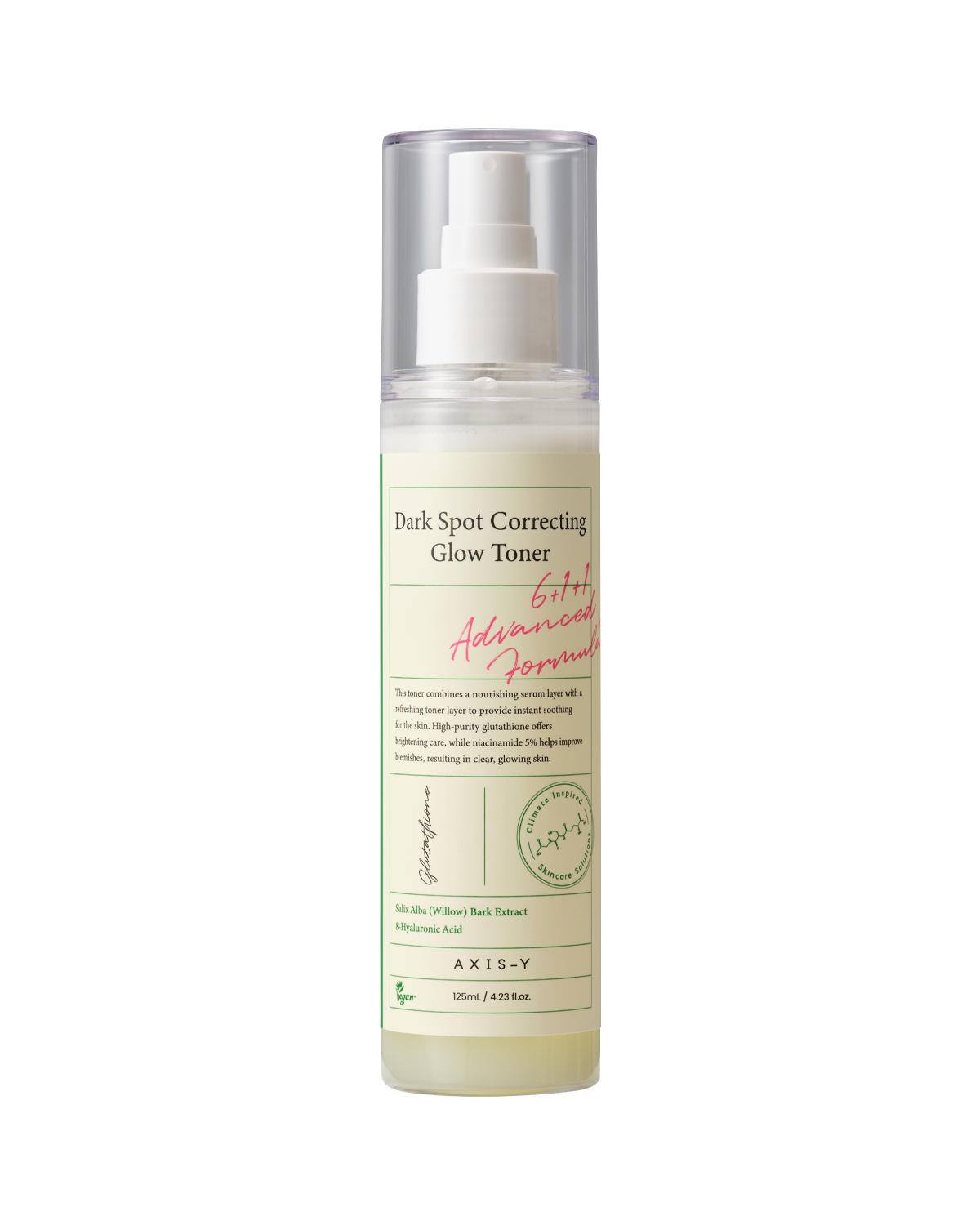 AXIS-Y Dark Spot Correcting Glow Toner 125ml product packaging