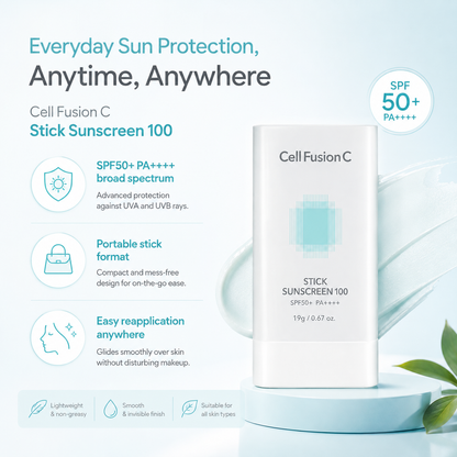 CellFusionC Stick Sun Screen 100 SPF50+/PA+++ 19g — product detail image 3