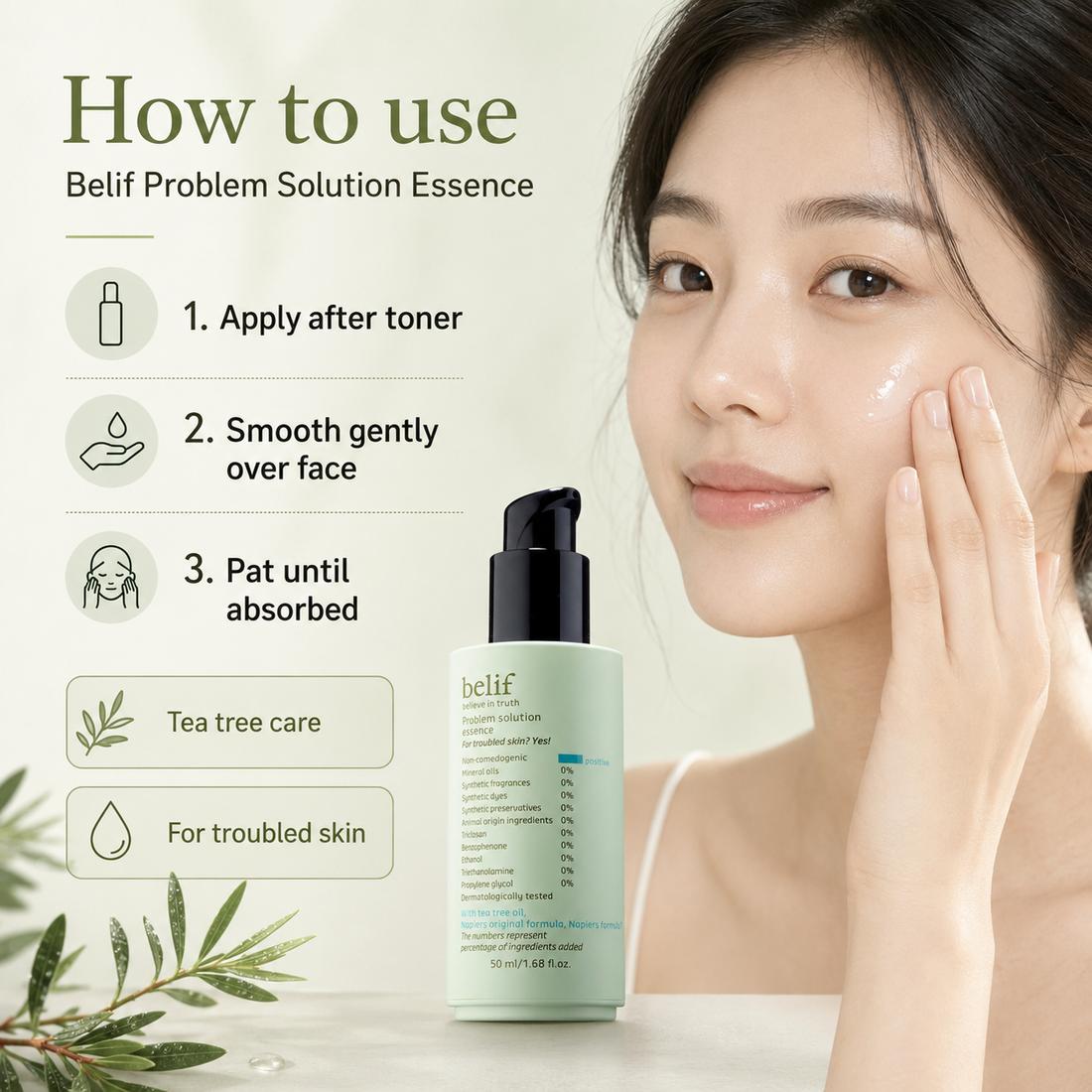 Belif Problem Solution Vegan Essence 50ml product image 2