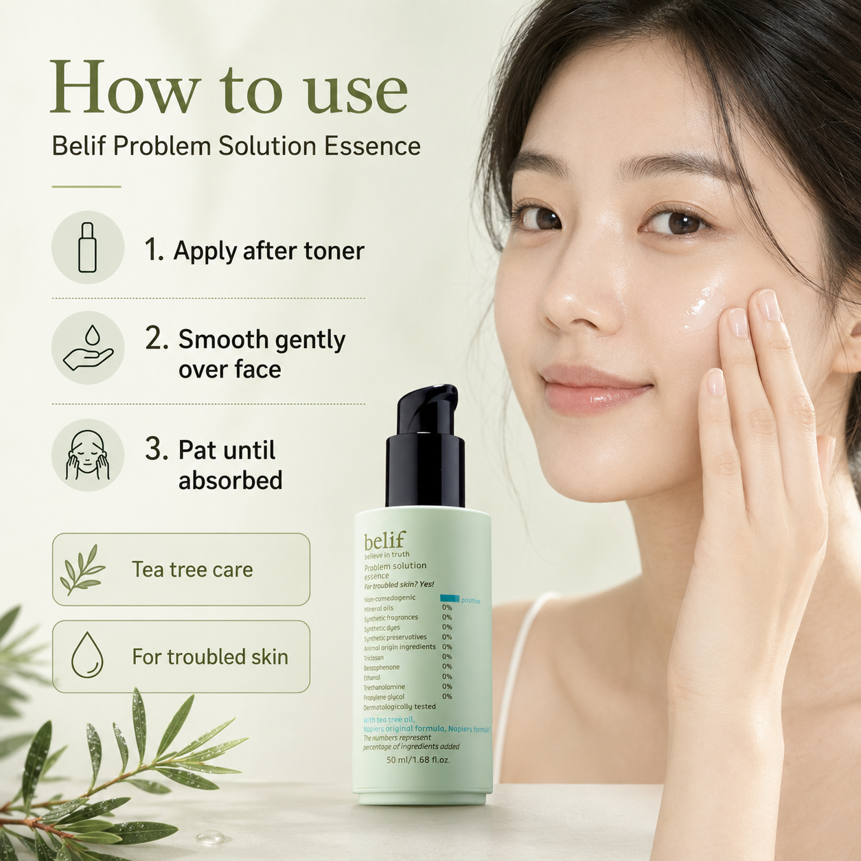 Belif Problem Solution Vegan Essence 50ml product image 2