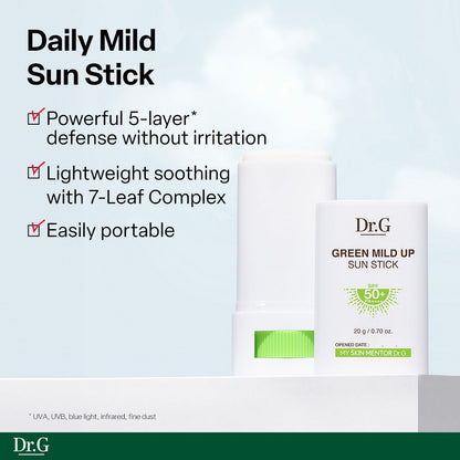 Dr.G Green Mild Up Sun Stick 20g product image detail 3