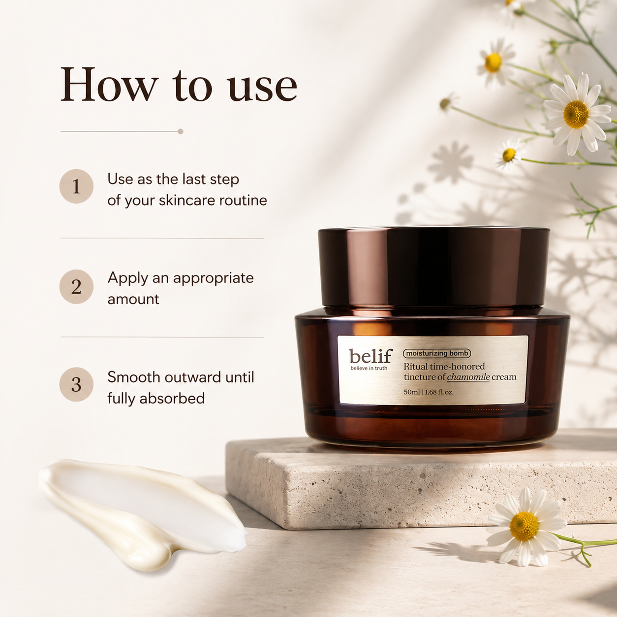Belif Ritual Time-Honored Tincture of Chamomile Cream 50ml product image 4