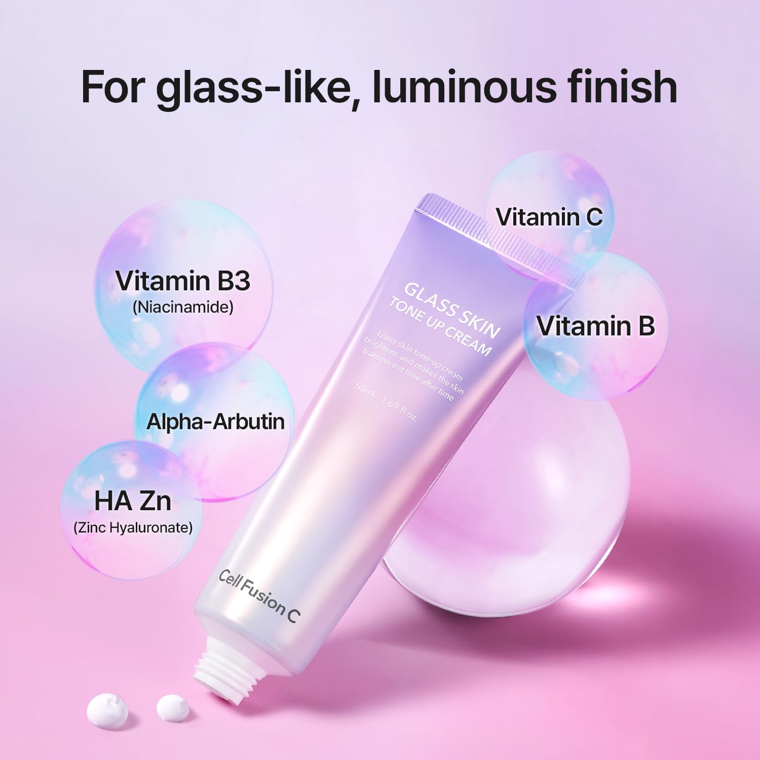 CellFusionC Glass Skin Tone Up Cream 50ml — product detail image 4