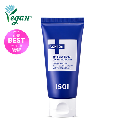 Isoi Acni Dr. 1st Black Deep Claensing Foam 75ml product image 4