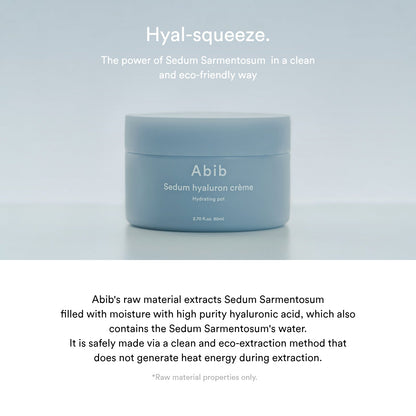 Abib Sedum Hyaluron Crème Hydrating Pot 80ml - official Abib product image 4