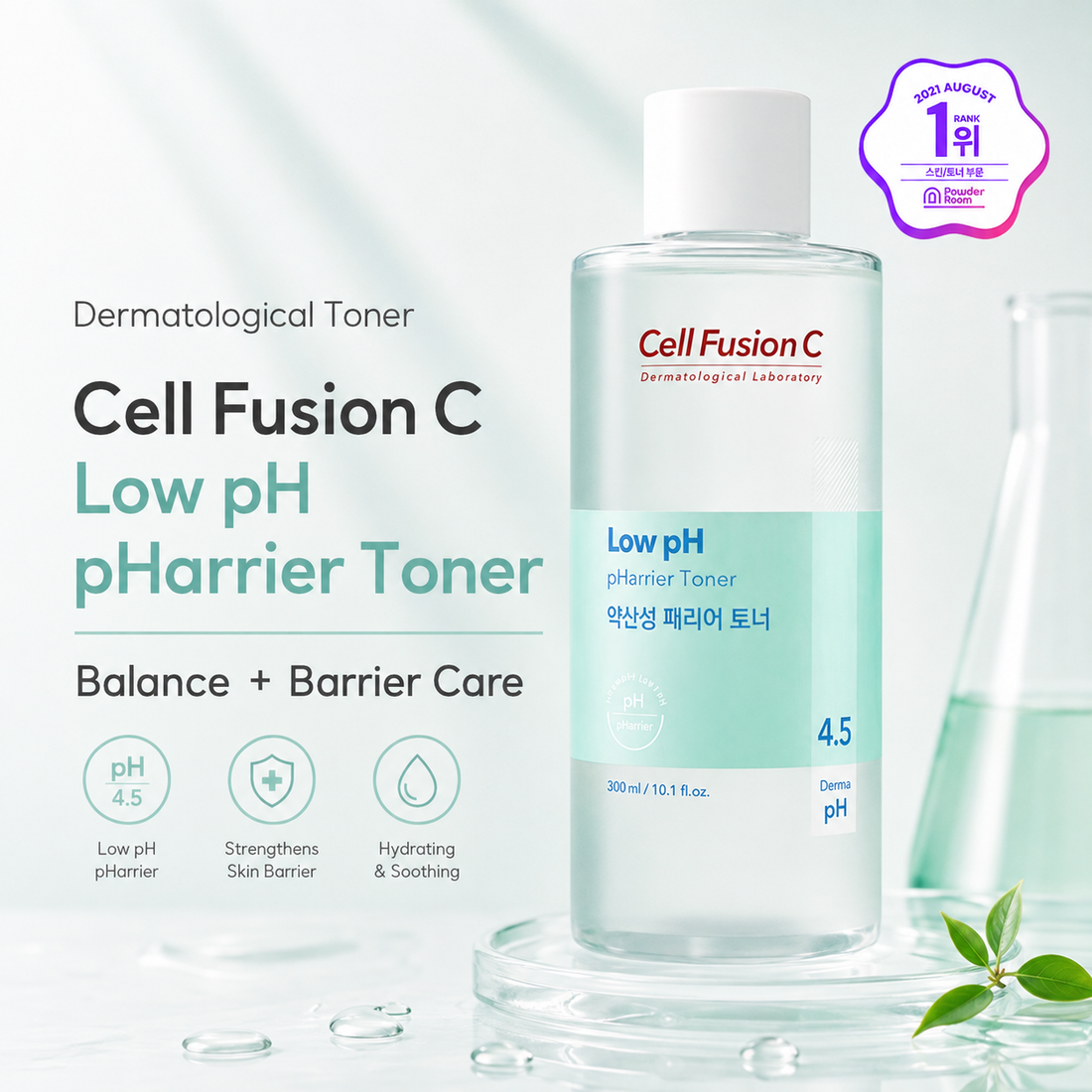 CellFusionC Low pH pHarrier Toner - 300ml — product detail image 2