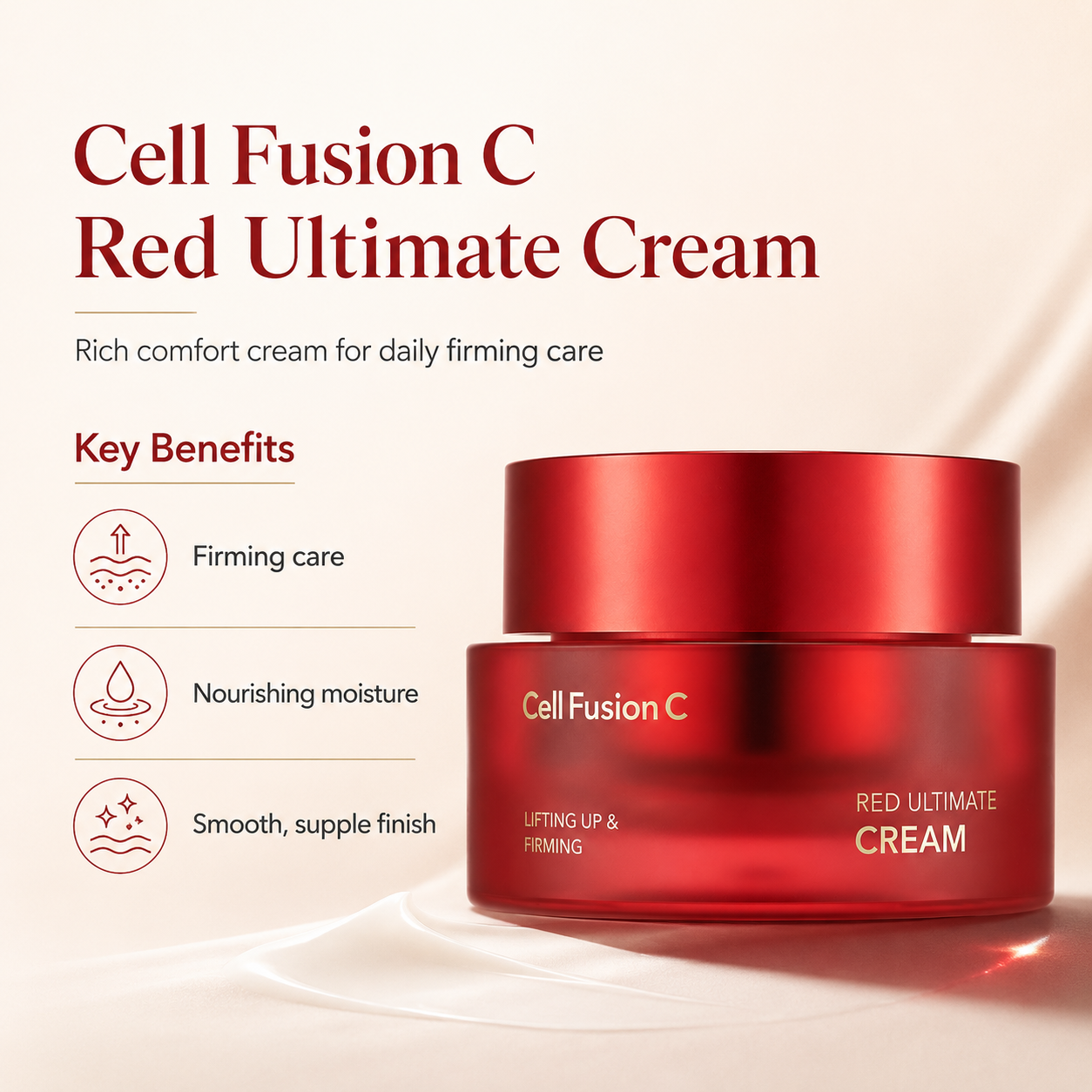 CellFusionC Red Ultimate Cream 50ml — product detail image 4