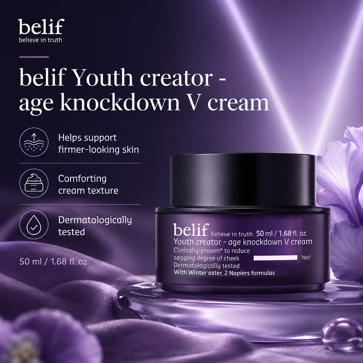 Belif Youth Creator Age Knockdown V Cream 50ml product image 4