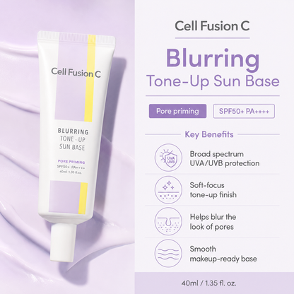 CellFusionC Blurring Tone-Up Sun Base SPF 50+/ PA++++ 40ml — product detail image 3